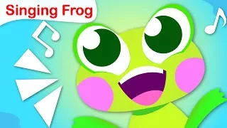 The Singing Frog | Word Play | Nursery Rhymes by  Little Angel