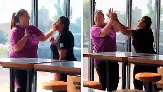 RACIST Karen Slaps The WRONG Woman!