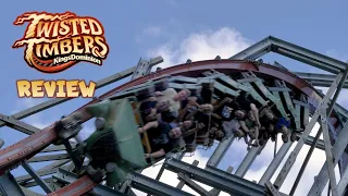 Twisted Timbers Review - Kings Dominion (RMC Hybrid)