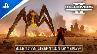 Helldivers 2 – Bile Titan Liberation gameplay s CZ titulky | PS5 a PC hry