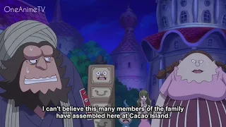 All Big Mom's Daughter and Son Arrive at Cacao Island - One Piece Episode 869