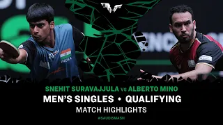 Snehit Suravajjula vs Alberto Mino | MS Qual | Saudi Smash 2024