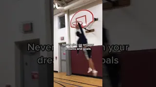 6'0 19 year olds amazing journey to dunking!