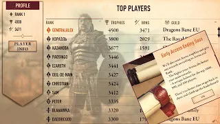 The Elder Scrolls: Blades | PVP | Season 1 | The Rank #1 Player | Road to 4500 Trophies in Arena