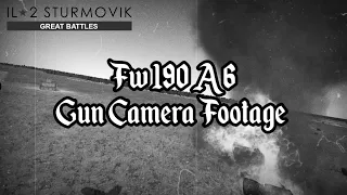 Fw 190 A6 Gun Camera Footage. IL-2 Sturmovik Great Battles. #il2 #ил2 #guncamera #штурмовик
