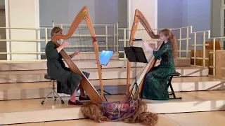 On the Water (written by Monika Stadler) - Harp Duo Mariposa