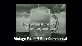 Vintage Falstaff Beer Commercial