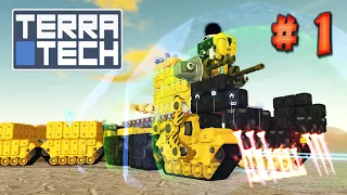 Строительство Гусеничного поезда ✦TerraTech✦ #1