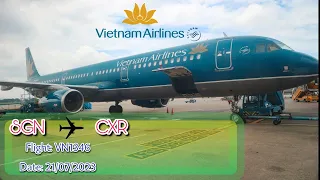 [TRIP REPORT] Vietnam Airlines Flight VN1346 From HCM City to Nha Trang Cam Ranh (21/07/2023)