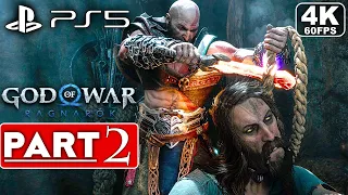 GOD OF WAR RAGNAROK Gameplay Walkthrough Part 2 FULL GAME [4K 60FPS PS5] - No Commentary