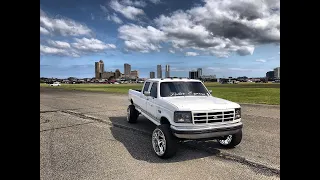 7.3L OBS Ford Walk Around & Cold Start!