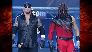 The Undertaker & Kane vs Triple H w/ Stephanie & Kurt Angle 7/17/00