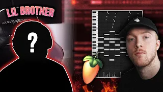 ACTUALLY FIRE?! | Me & My Younger Brother Made a Crazy Beat In FL Studio!!