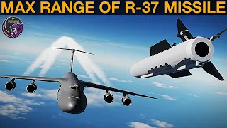 Max Range Of R-37 Air To Air Missile | DCS WORLD