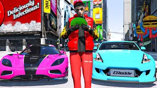 Scamming people in NYC in GTA 5 RP!