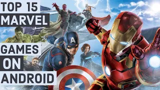 Top 15 Marvel Games On Android | Games Based On Marvel Universe | Avengers Game On Android