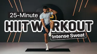 Home HIIT Workout (NO EQUIPMENT) Warm Up + Cooldown