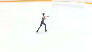 Evgenia Medvedeva Евгения Медведева разминка перед КП 12.09.2020 Контрольные прокаты