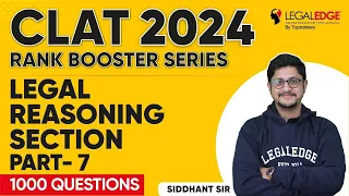 Legal Reasoning for CLAT 2024 (Part 7) | Legal Reasoning Questions | CLAT 2024 Preparation