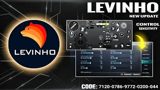 New Levinho Sensitivity (3.2 Update) & Levinho Control Code & sensitivity code pubg/bgmi 2024