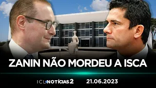 21/06 - SÉRGIO MORO USA FAKE NEWS CONTRA CANDIDATO DE LULA AO STF EM SABATINA - ICL NOTÍCIAS 2