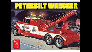 Unboxing AMT 1133 1/25 Peterbilt 359 Wrecker Kit