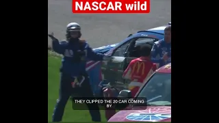 Bubba Wallace is NOT HAPPY with Kyle Larson. Pushes and shoves after they wreck in NASCAR.