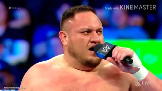 Samoa Joe DEBUT Entrance On SmackDown Live   April 17  2018 HD