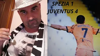 Spezia Juventus 1-4 Il Re 👑 è tornato... INCHINATEVI!!!! Bentornato Fratello Cristiano ❤️👏
