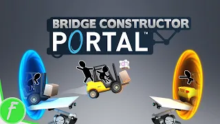 Bridge Constructor Portal Gameplay HD (PC) | NO COMMENTARY