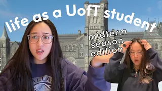 MIDTERM WEEK IN MY LIFE AT UNIVERSITY OF TORONTO (UofT) || College Vlog EP. 2