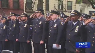 Memorial for fallen NYPD officers