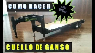 Haciendo remolque cuello de ganso