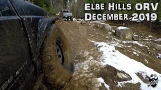 Finding snow and mud at Elbe Hills ORV Park