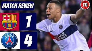 BARCELONA 1-4 PSG LIVE MATCH REVIEW & HIGHLIGHTS