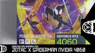 Collector's Vault:  Unboxing and Warning PSA: Zotac x Spiderman Nvidia 4060