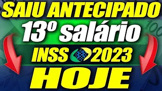 SAIU! CALENDÁRIO de ANTECIPAÇÃO do 13º SALÁRIO 2023 para APOSENTADOS e PENSIONISTAS do INSS