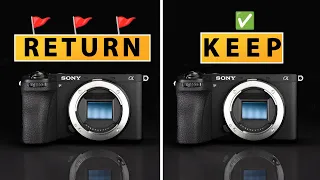 If your Camera or Lens DOES THIS, RETURN ASAP | 3 RED FLAGS