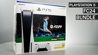 Unboxing PlayStation 5 Console - EA SPORTS FC 24 Bundle with Gameplay