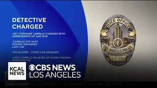 LAPD detective charged for off-duty crash with unmarked police car