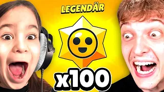 100x LEGENDÄRER STARR DROP OPENING! 😱 Brawl Stars deutsch