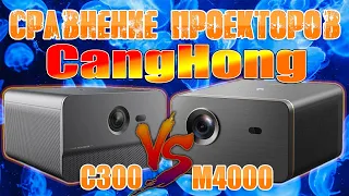 Сравнение ТОП Проекторов Changhong C300 и Changhong M4000 Full HD DLP модели