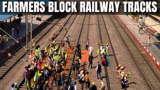 Farmers Protest | Rail Tracks Blocked In Punjab Ahead Of Big Centre-Farmers Meet