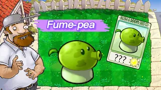 PVZ1 discover: Fume-pea ❗❗❗  - HARD MODE MOD PvZ Plus