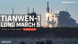 Watch China launch their first mission to Mars on their Long March 5!