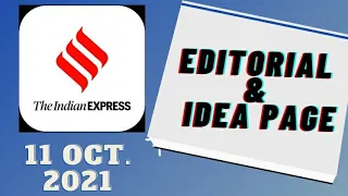 11th October 2021 | Gargi Classes Indian Express Editorial Analysis/Discussion