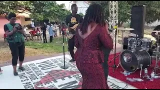 Joyce Blessing  Adam nana at funeral