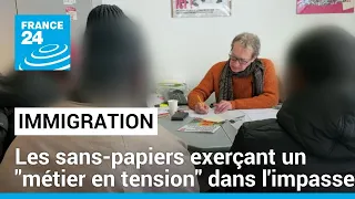 Projet de loi Immigration : les sans-papiers exerçant un "métier en tension" dans l'impasse