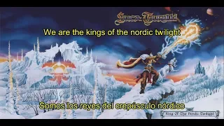 Luca Turilli - Kings of the Nordic Twilight (Lyrics & Sub. Español)