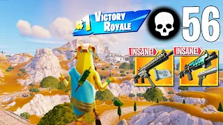 56 Elimination Solo Vs Squads Gameplay Wins (Fortnite Chapter 5 Season 2)